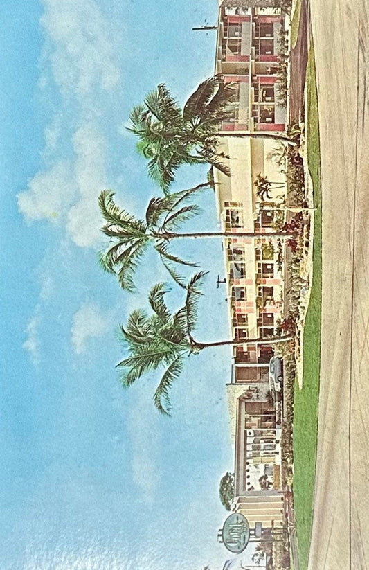 Coral Inn - Boca Raton, Florida - Vintage Postcard