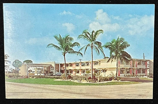 Coral Inn - Boca Raton, Florida - Vintage Postcard