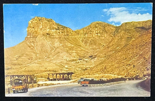 El Capitan Mountain - Texas - Vintage Postcard
