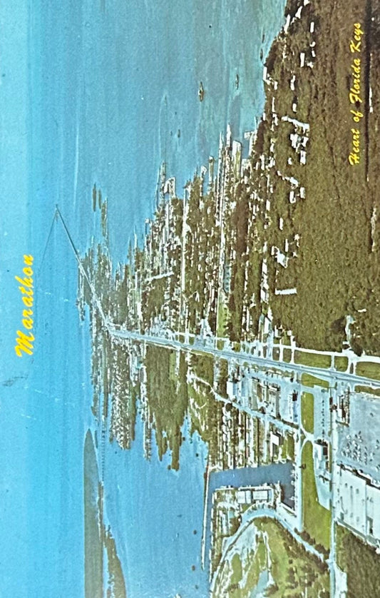 Marathon Heart of Florida Keys - Vintage Postcard