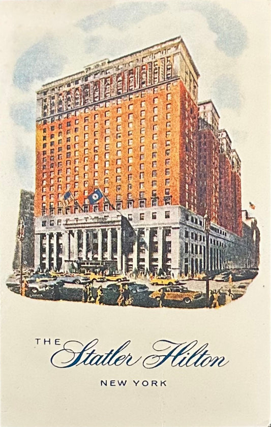 The Statler Hilton - New York - Vintage Postcard