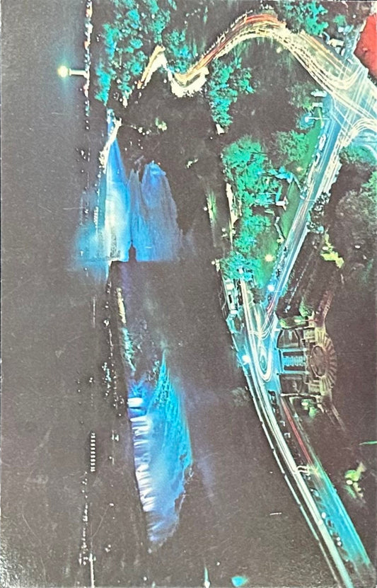 Niagara Falls at Night - Niagara Falls, Ontario, Canada - Vintage Postcard