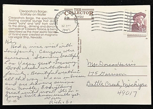 Caesars Hotel - Las Vegas, Nevada - Vintage Postcard