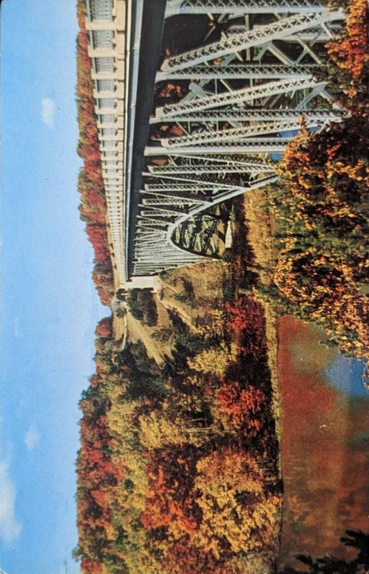 Cooley Bridge on M-55, Michigan - Vintage Postcard