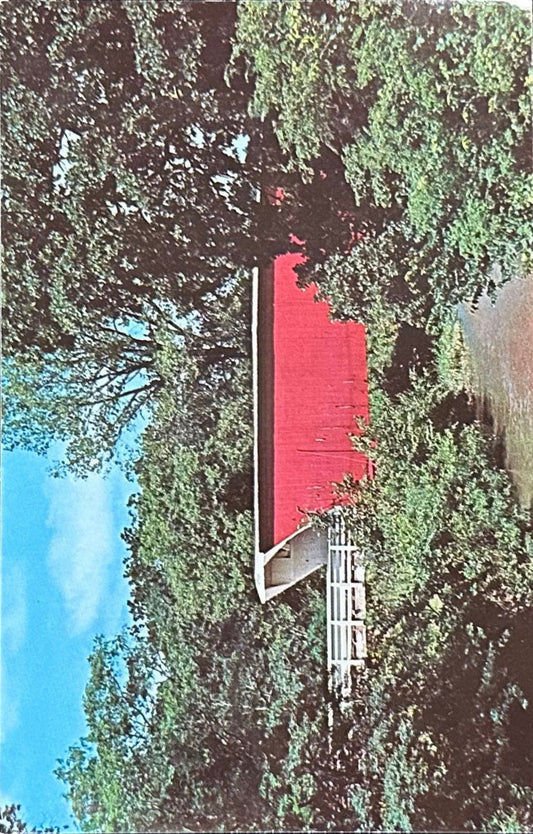 Casper Bridge - Cedar Lake Bridge, Iowa - 1983 Postcard