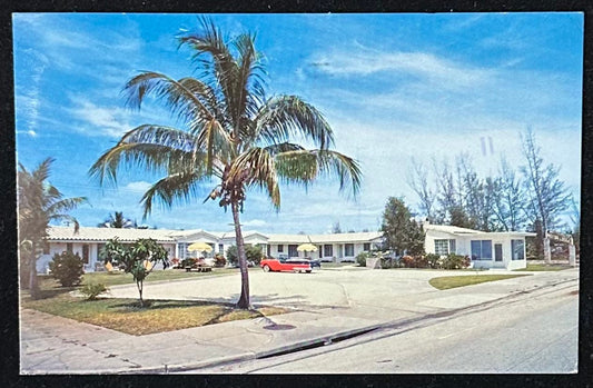 Whitehouse Motor Lodge - Boca Raton, Florida - Vintage Postcard