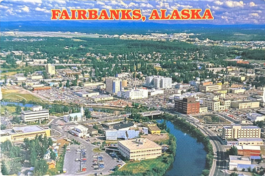 Fairbanks, Alaska - Vintage Postcard