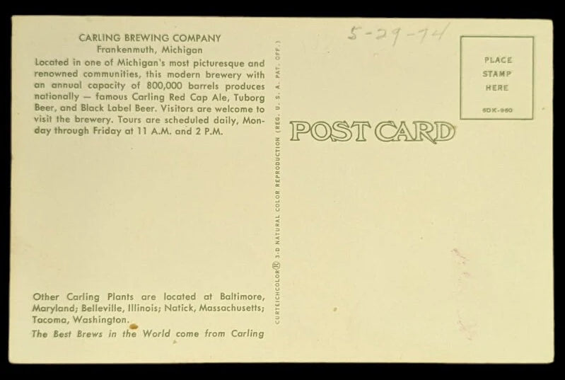 Caring Brewing Company, Frankenmuth, Michigan - Vintage Michigan