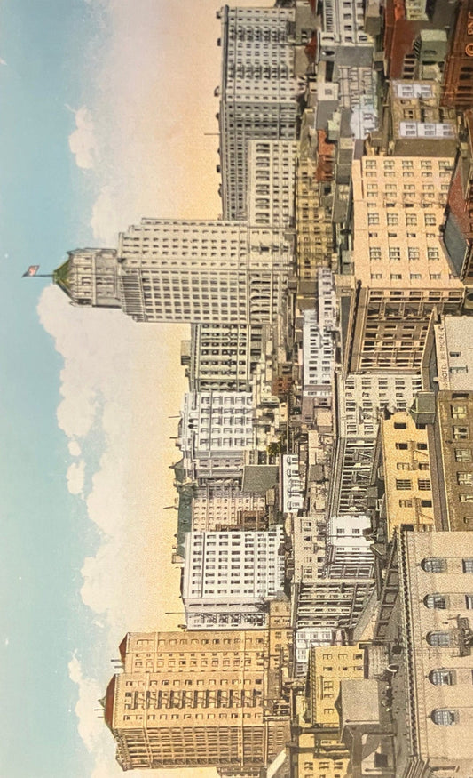 Hotels and Apartment Houses, San Francisco, California - Vintage Postcard
