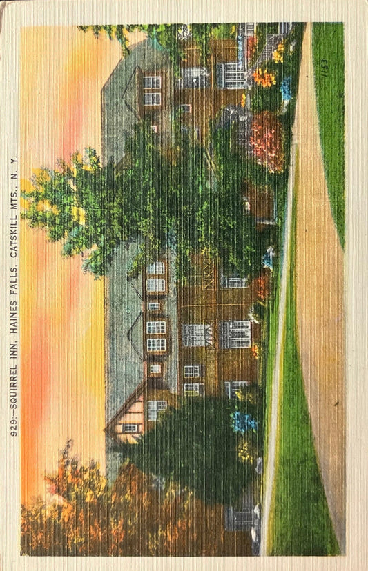 Squirrel Inn, Haines Falls, Catskill Mountains, New York - Vintage Postcard