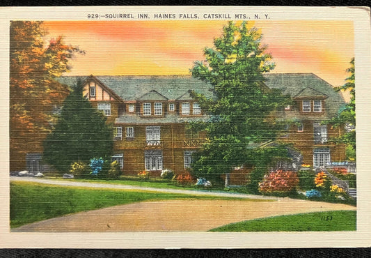Squirrel Inn, Haines Falls, Catskill Mountains, New York - Vintage Postcard