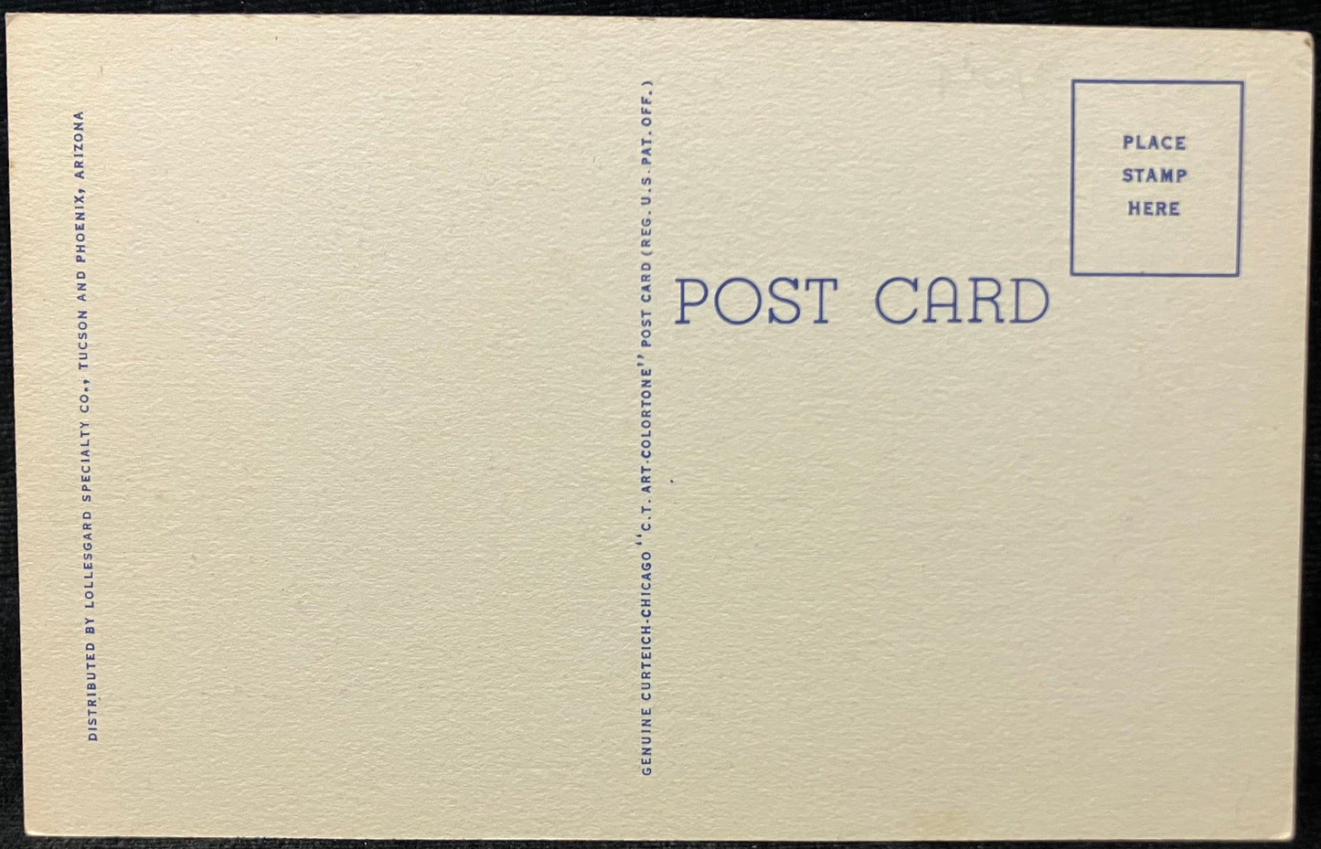 Relic of the Past - Ghost Town in the Southwest - Arizona - 1940s Linen Postcard
