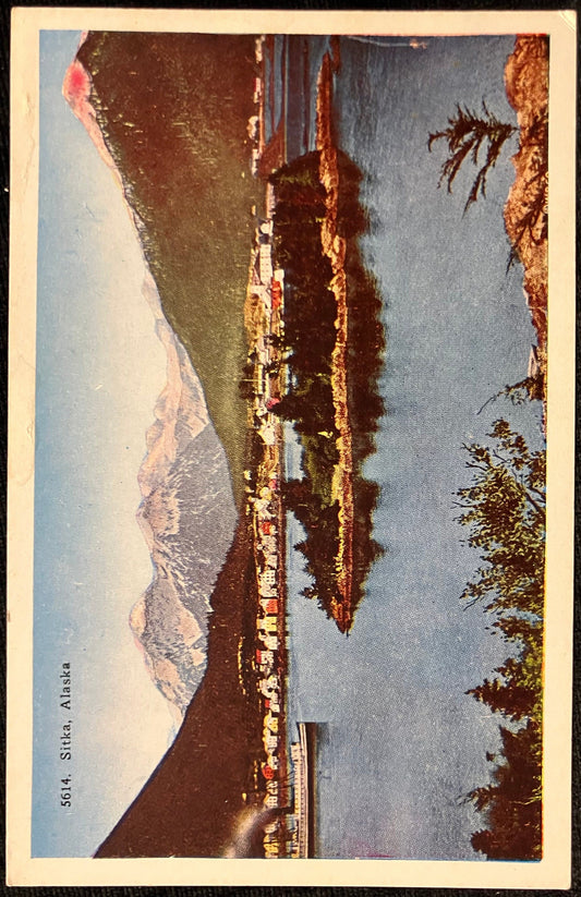 Sitka, Alaska - Vintage Postcard