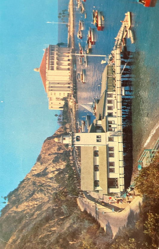 Yacht Club and Casino - Avalon Catalina Island, California - Photo by Geo. E. Watson - Vintage Postcard