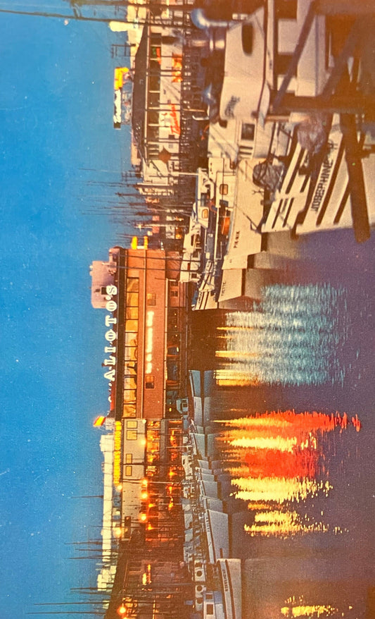 Fisherman’s Wharf - San Francisco, California - Color by Hilt Hansen - Vintage Postcard