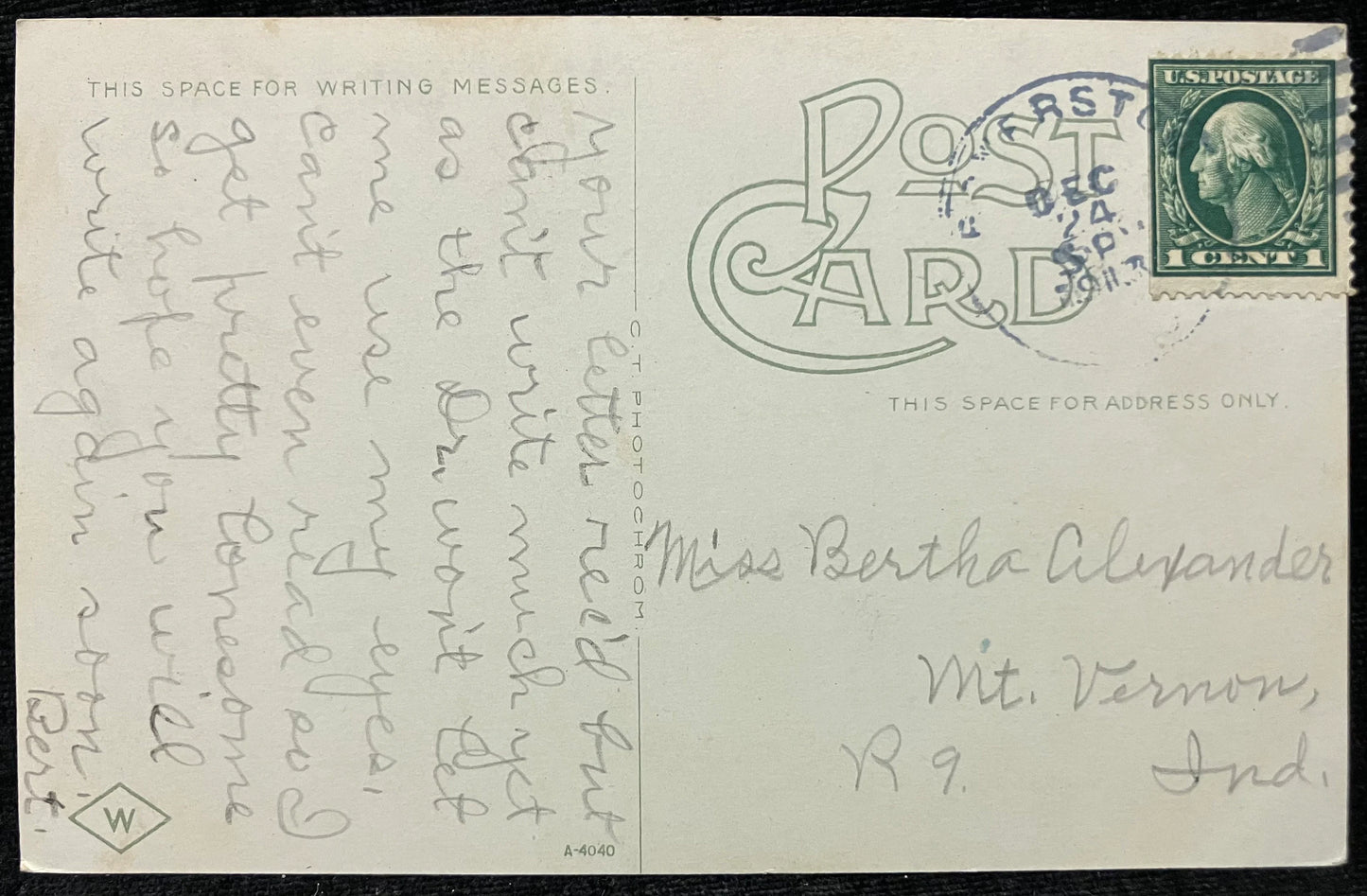 Scene on Ohio River, Steubenville, Ohio - Vintage Postcard