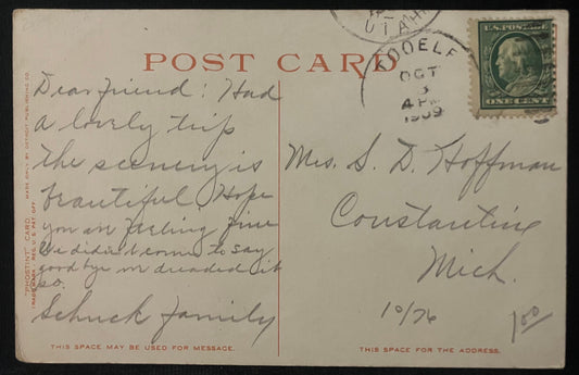 Mount of the Holy Cross - Colorado - Altitude 14176 Feet - Detroit Publishing Co. - Vintage Postcard