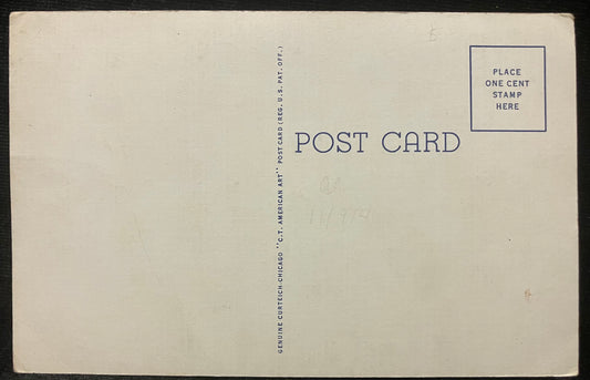 Warner-Brown Hospital - El Dorado, Arkansas - 1940s Linen Postcard