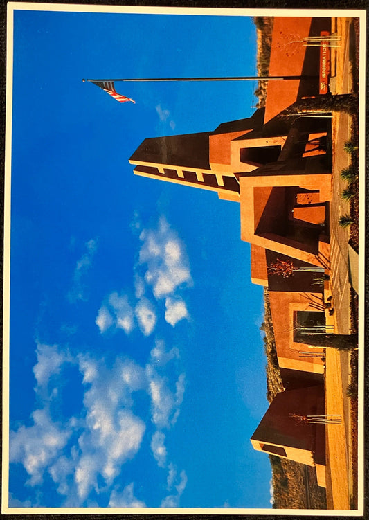 Yavapai - Apache Visitor Activity Center, Arizona - Photo by Dave Roberts - Vintage Postcard