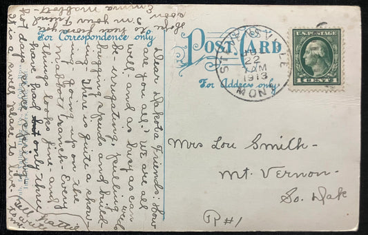 Dr. Thornton's Hospital, Stevensville, Montana - Vintage Postcard