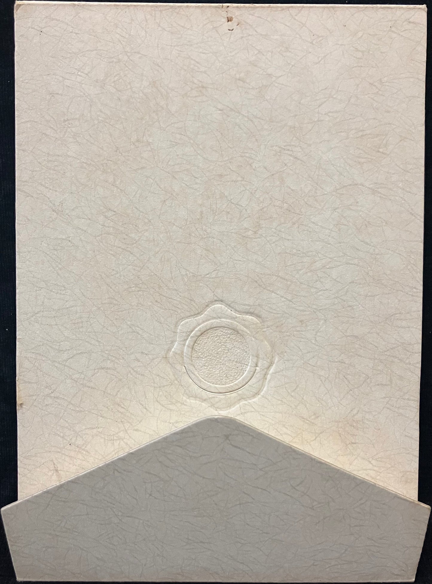 Real Photo of Dapper Young Man’s Graduation Diploma - Davis - Massillon - Vintage Photo - Embossed Card Frame