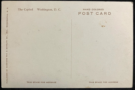 The Capitol - Washington D.C., Maryland - Vintage Postcard