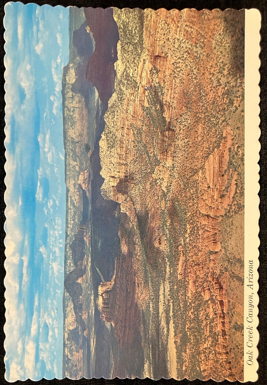 Oak Creek Canyon, Arizona - Color by Dick Kent - Vintage Postcard
