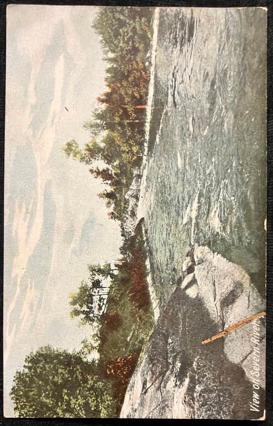 View on Severn River - Maryland - Printed in Germany - Vintage Postcard