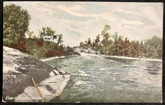 View on Severn River - Maryland - Printed in Germany - Vintage Postcard