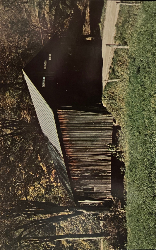 Cilley Bridge - Tunbridge, Vermont - Photography by Howard Rutkowski - Vintage covered bridge Postcard,