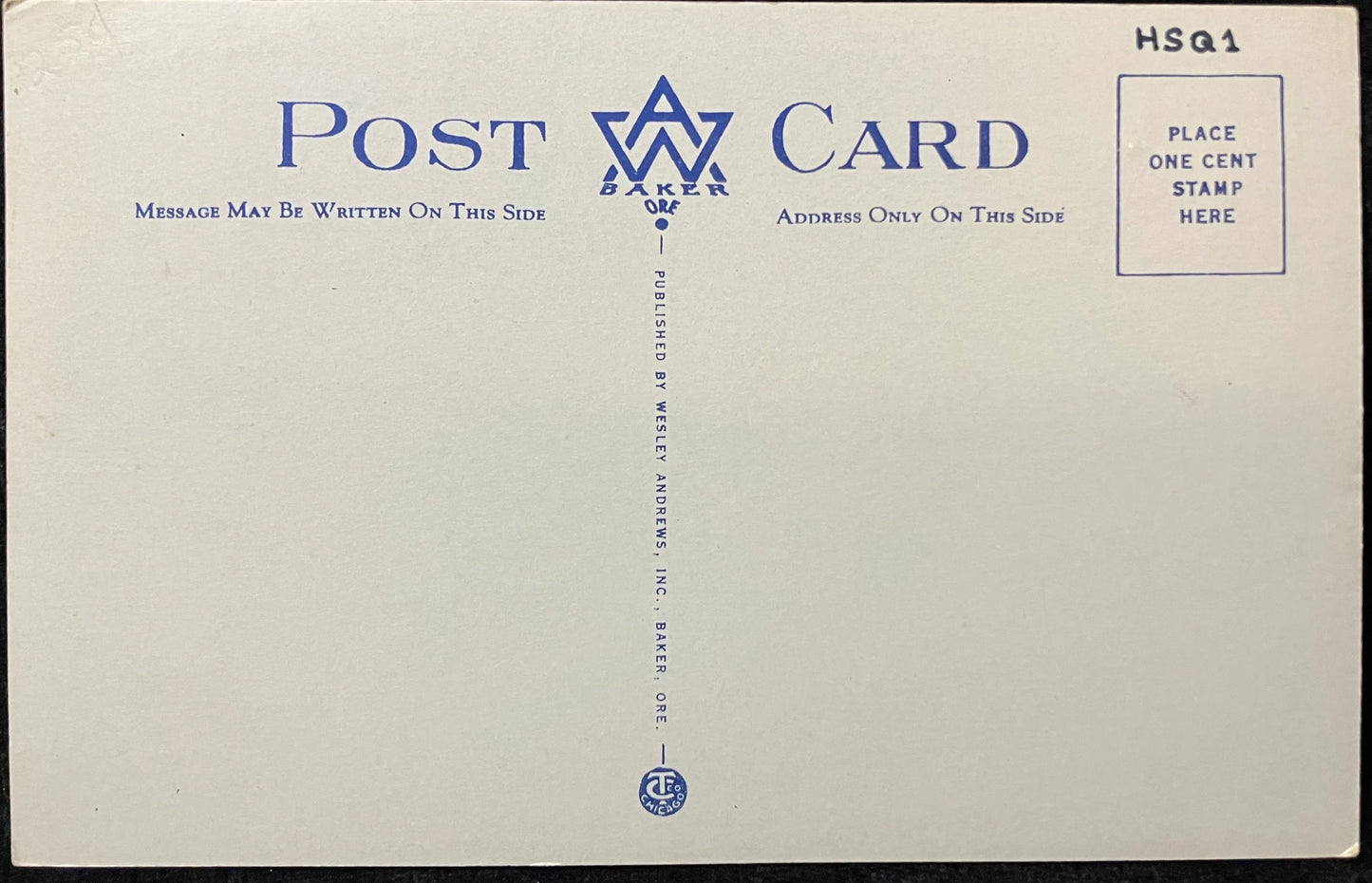 Airplane View of Snake River Gorge Showing High Bridge and Shoshone Falls - Vintage Postcard