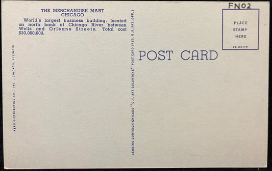 The Merchandise Mart, Chicago, Illinois - Vintage Postcard