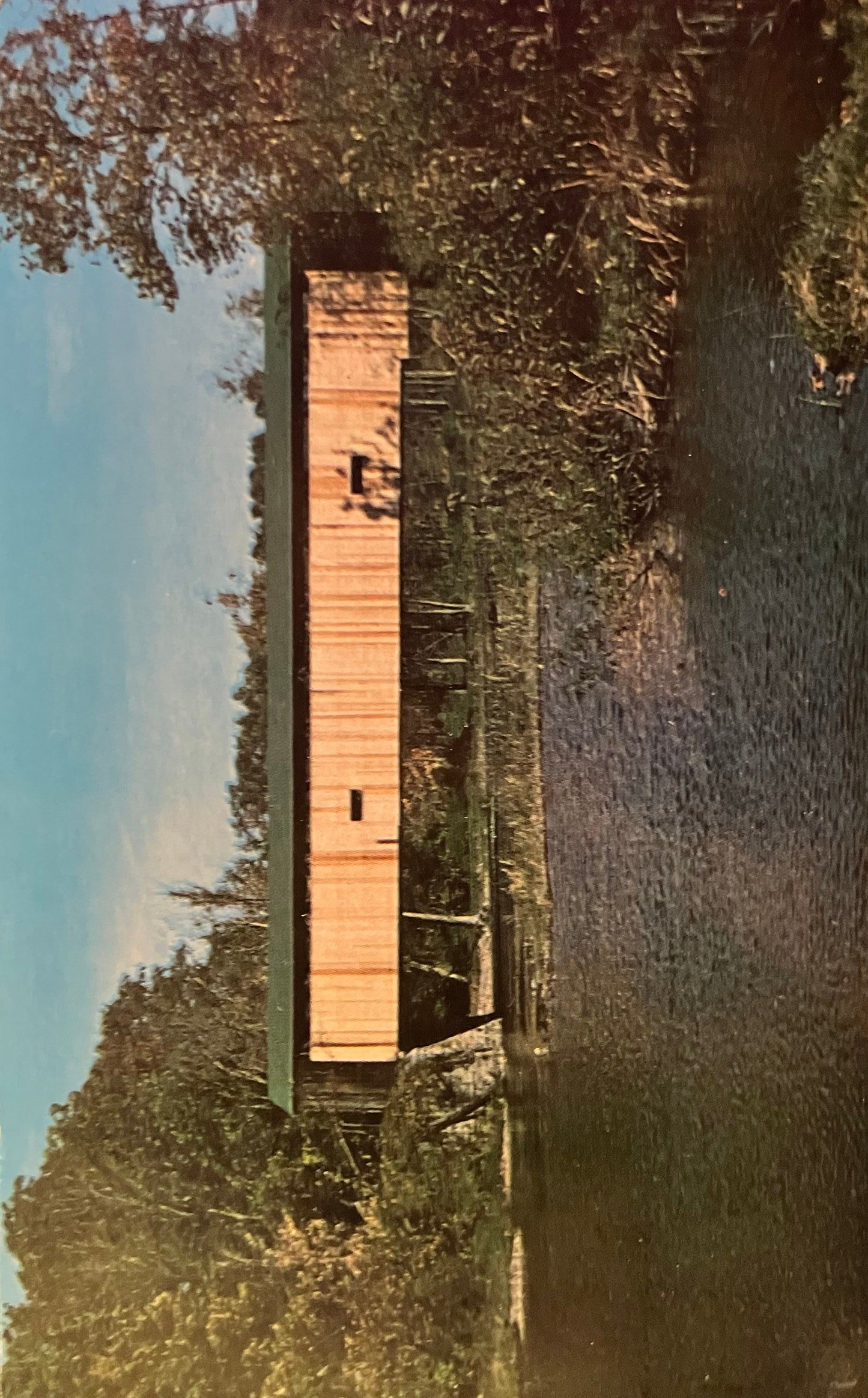 Ashtabula County, Ohio - The Middle Road bridge over Connecticut River -Hallie Jones photo - Vintage Postcard