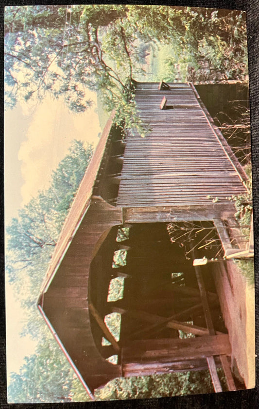 Harra Bridge in Watertown Township, Ohio - Photo: Jerry Devol - Vintage Postcard