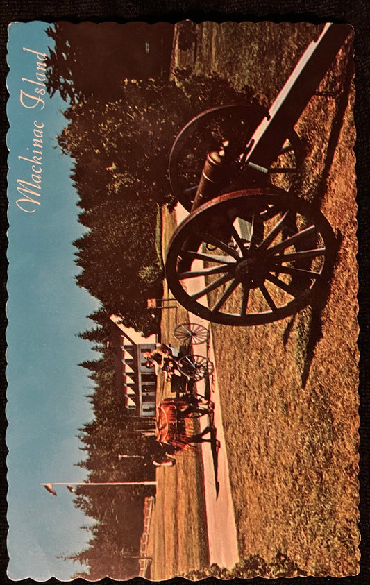 Mackinac Island, Michigan - Photo by Lucy Gridley - Vintage Michigan Postcard