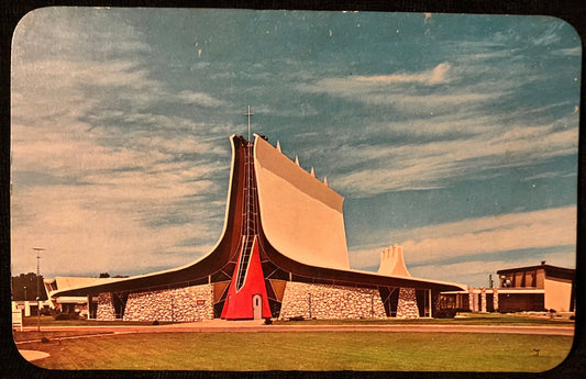 St. Mary’s of Mt. Carmel Shrine in Manistee, Michigan - Vintage Church Postcard