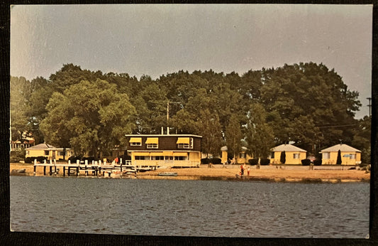 Spring Lake Cabanas Resort Motel - Spring Lake, Mich. - Vintage Resort Postcard