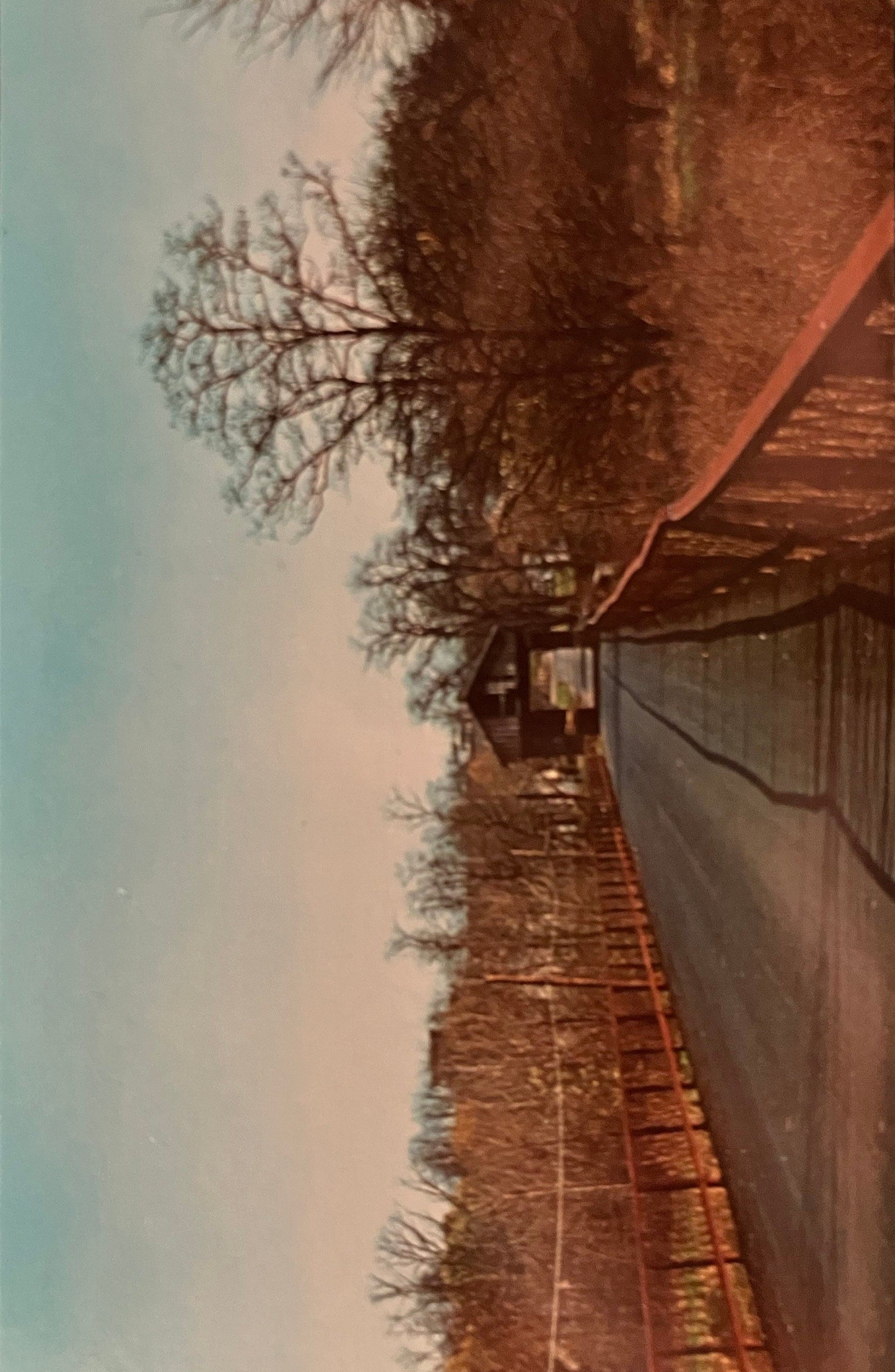 Brownsville Bridge in Union County, Indiana - Photo by John V. Pontiere Jr. - Vintage Covered Bridge Postcard