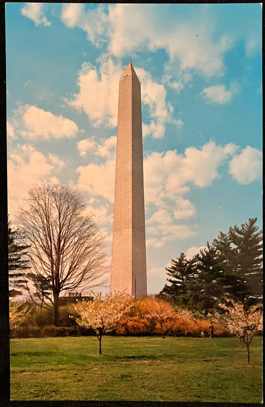 Washington Monument, Washington D.C., Maryland - Vintage Postcard