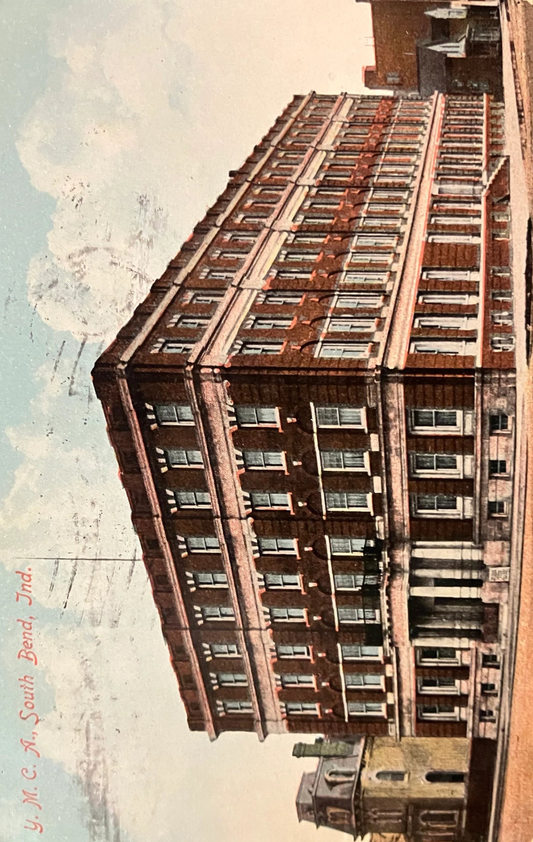 YMCA, South Bend, Indiana - Vintage Church Postcard