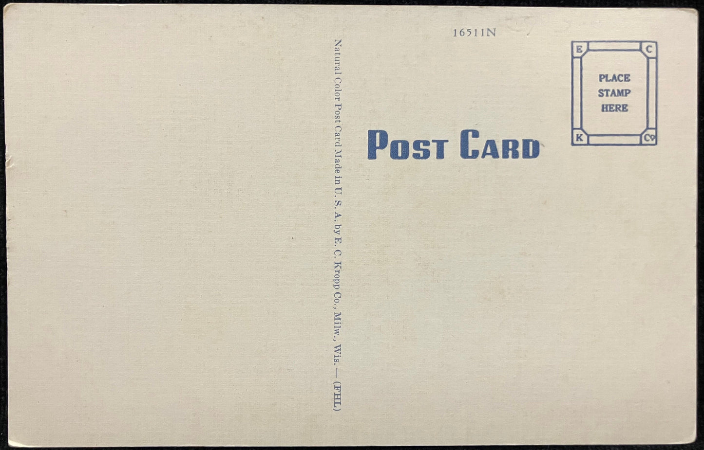 Post Office, South Bend, Ind. - Vintage Post Office Postcard