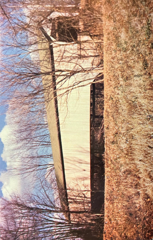 Black Bridge in Putnam County, Indiana - 1860 to 1862 - Photo by Mitchell - Vintage Covered Bridge Postcard