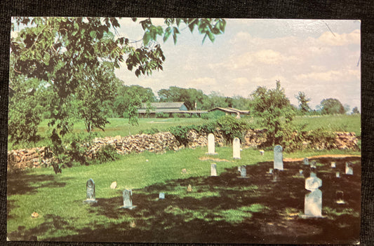 Moses Carver’s Family Cemetery - George Washington Carver National Monument in Missouri - Vintage Cemetery Postcard