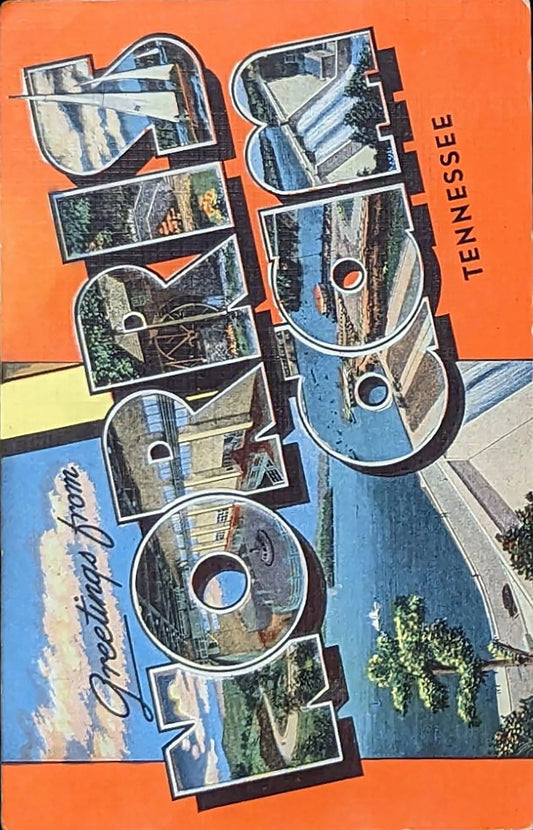 Greetings from Norris Dam, Tennessee - Digital Print Dowload