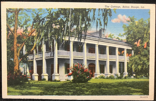 The Cottage, Baton Rouge, Louisiana - Vintage Postcard