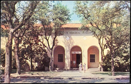 Witte Museum - Brackenridge Park, San Antonio, Texas - Color: L. E. Orr  - Vintage Museum Postcard