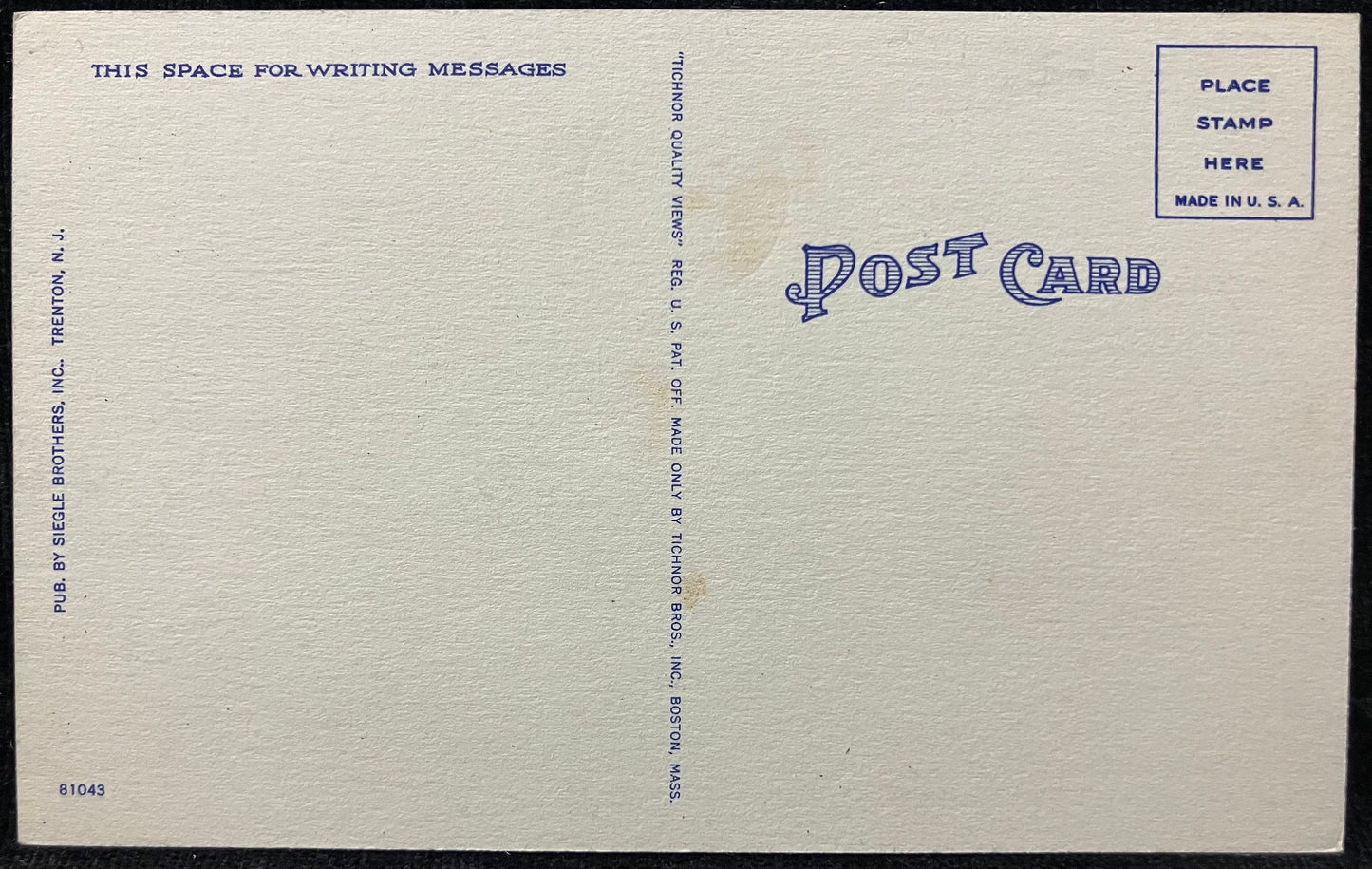 United States Post Office, Trenton, New Jersey - Vintage Post Office Postcard