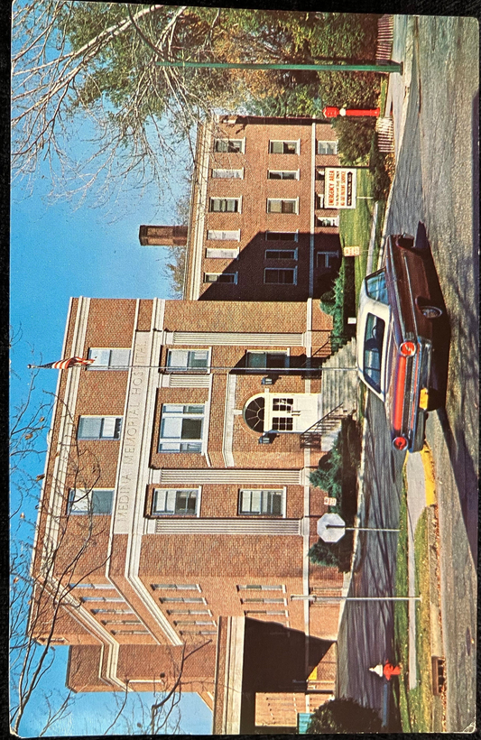 Medina Memorial Hospital - Medina, New York - Vintage Hospital Postcard