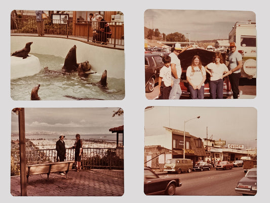 California Vacation Photos - 1979-1980 - Kodak Color Photos - San Diego - Charger's Game - Dana Point Harbor- Seaworld - Sold as a set of 4