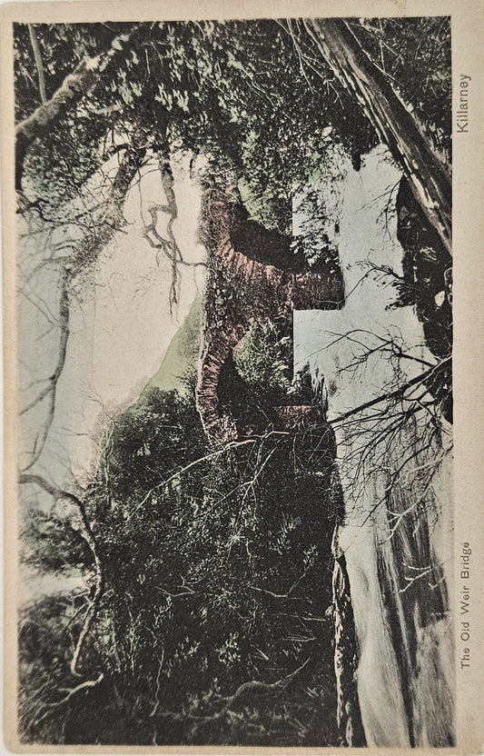 The Old Weir Bridge - Killarney, Ireland - For Ireland Use Only on Back - 1910s Postcard